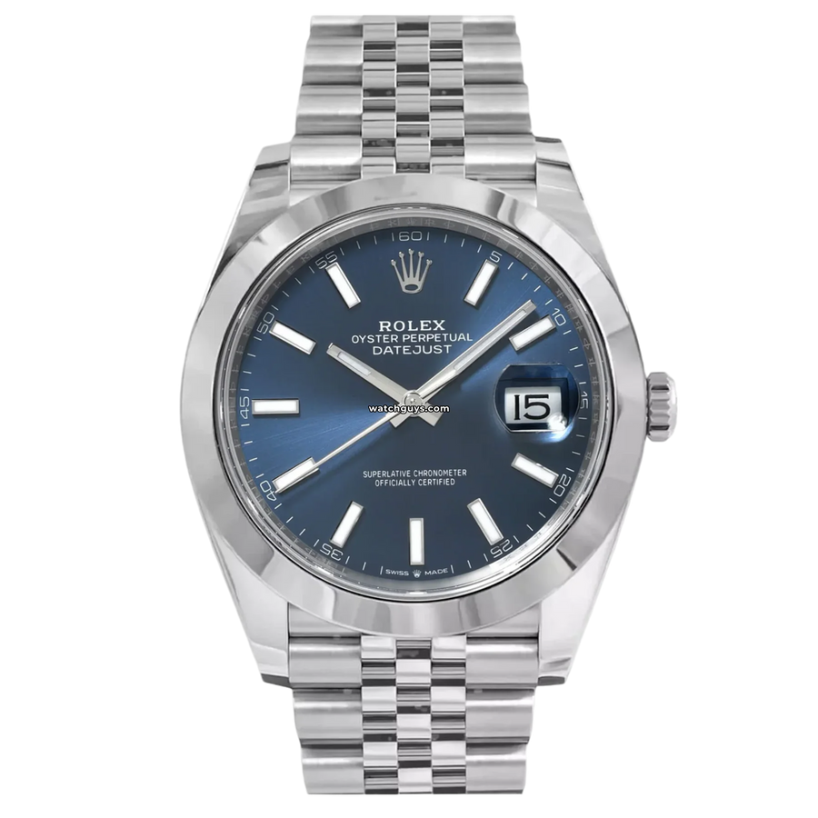 Rolex Datejust 126300 Blue Jubilee Watches