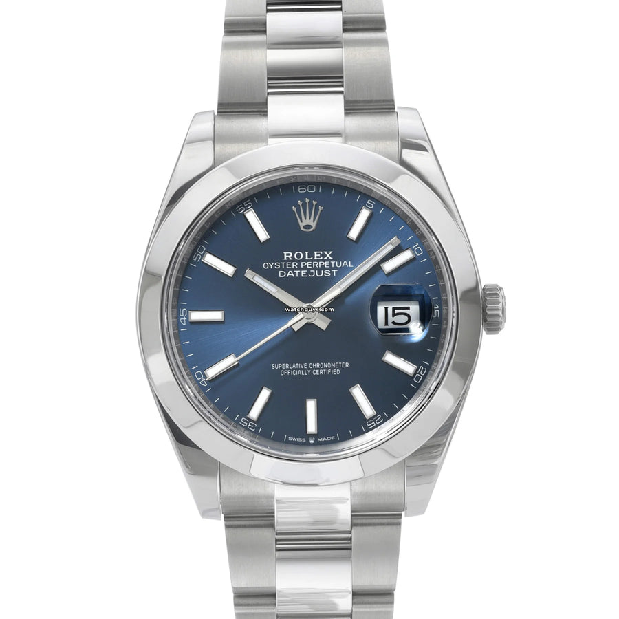 Rolex Datejust 126300 Blue / Oyster Watches