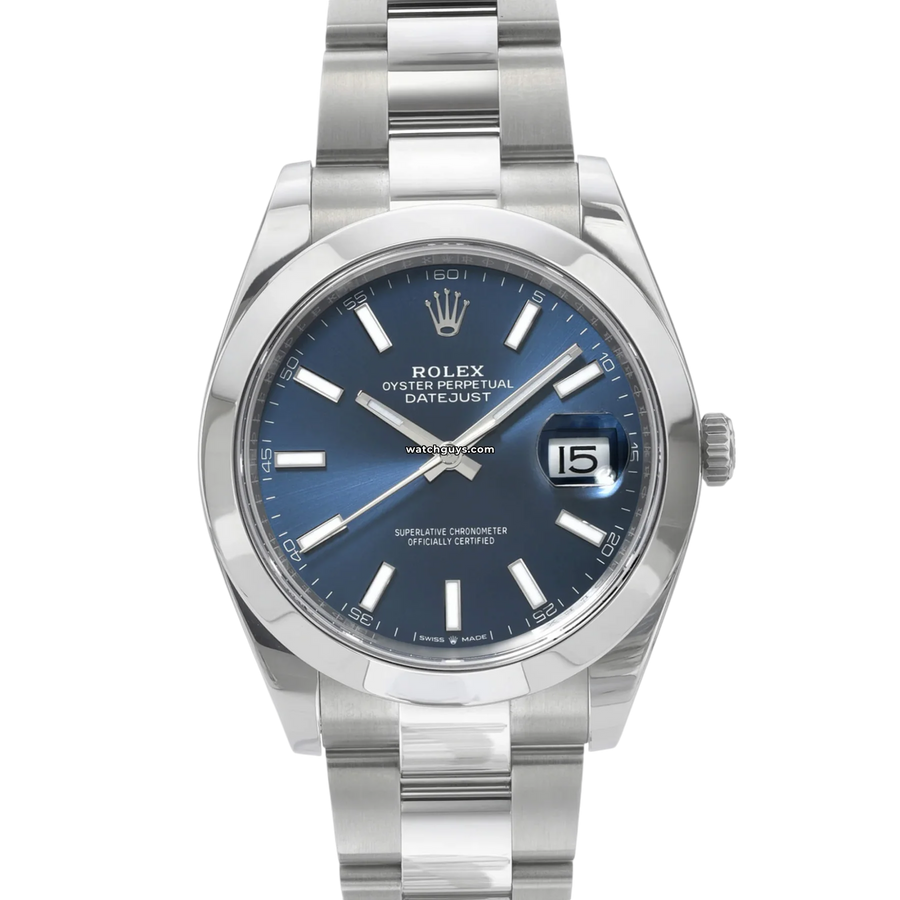 Rolex Datejust 126300 Blue Oyster Watches