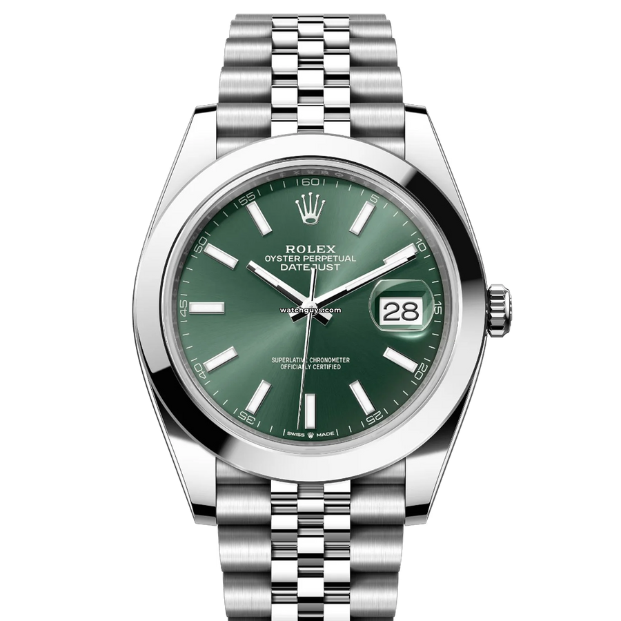 Rolex Datejust 126300 Green Jubilee Watches