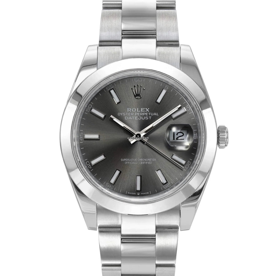 Rolex Datejust 126300 Rhodium / Oyster Watches