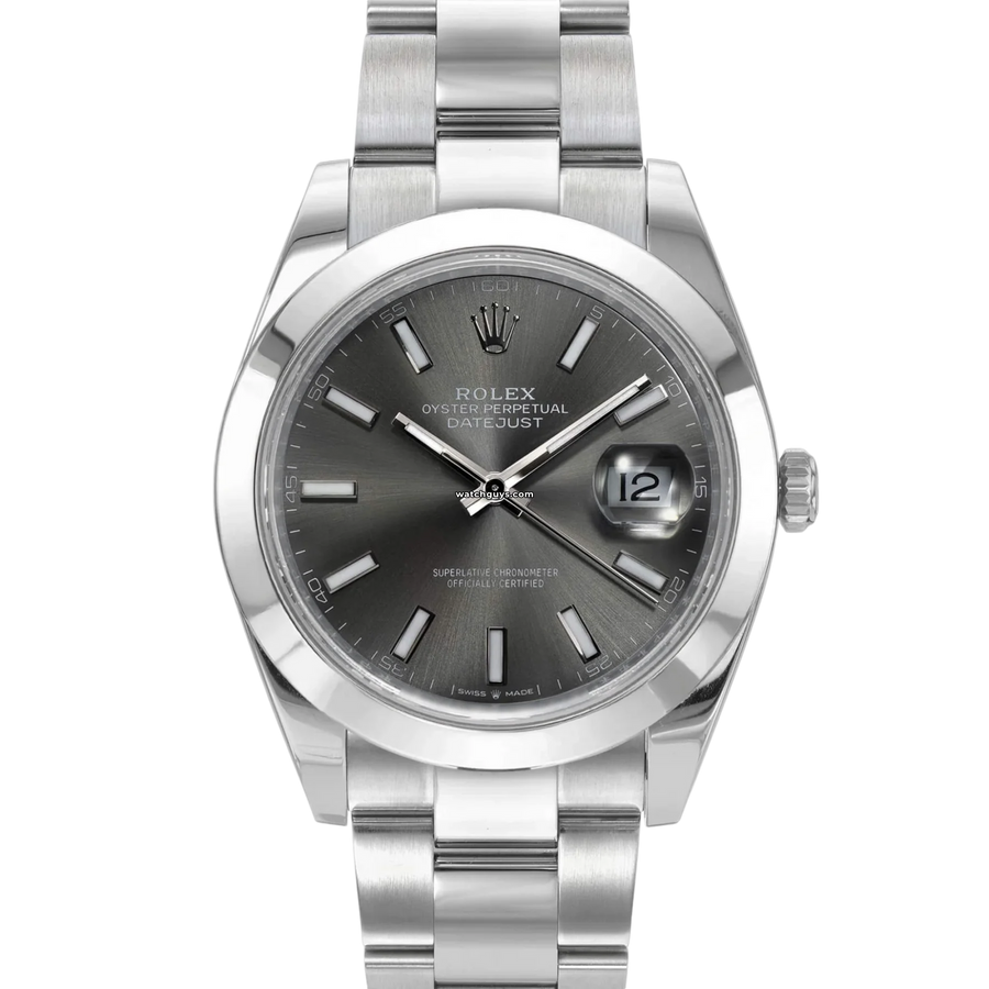 Rolex Datejust 126300 Rhodium Watches