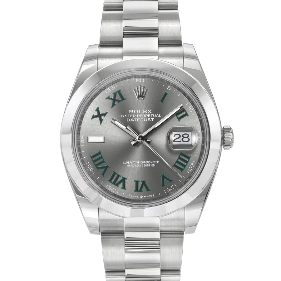 Rolex Datejust 126300 Slate ’Wimbledon’ / Oyster Watches