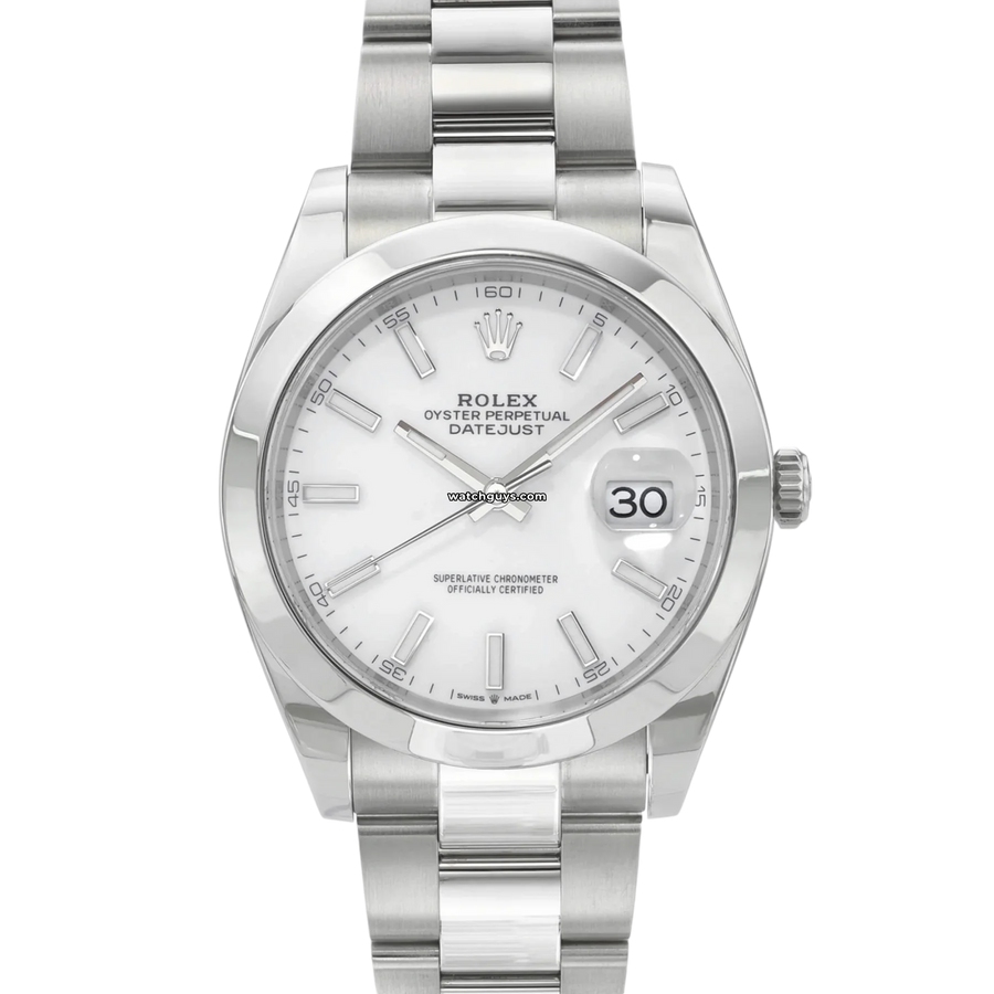 Rolex Datejust 126300 White Watches