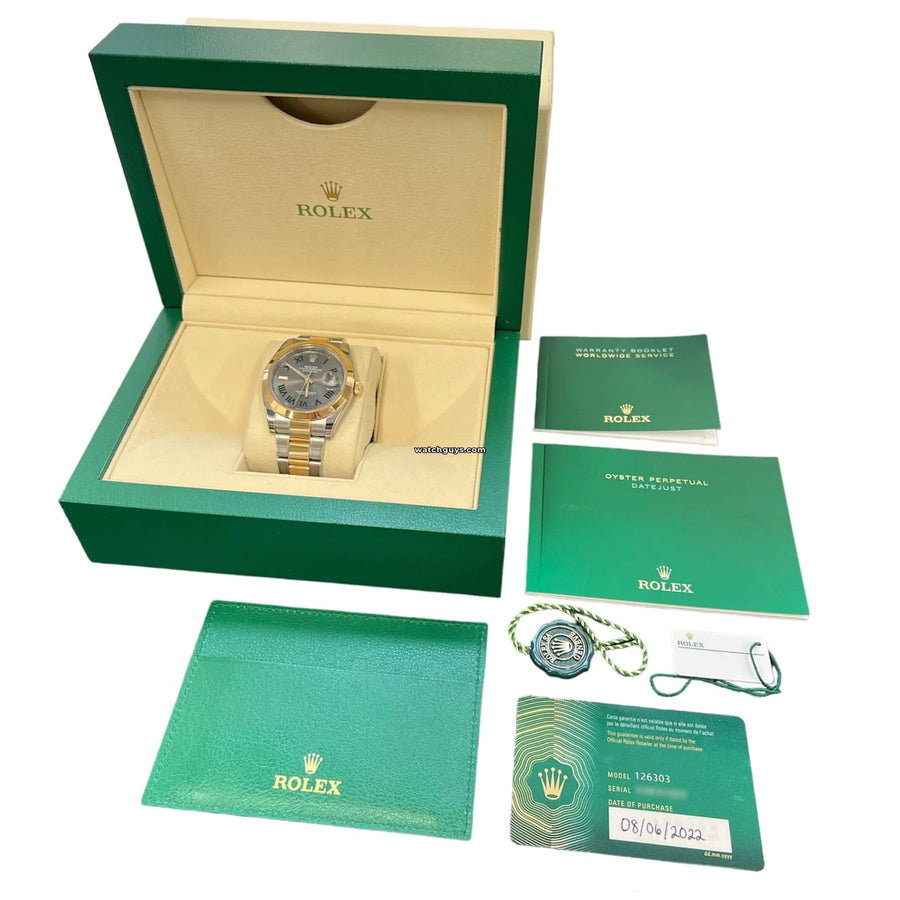 Rolex Datejust 126303 Wimbledon