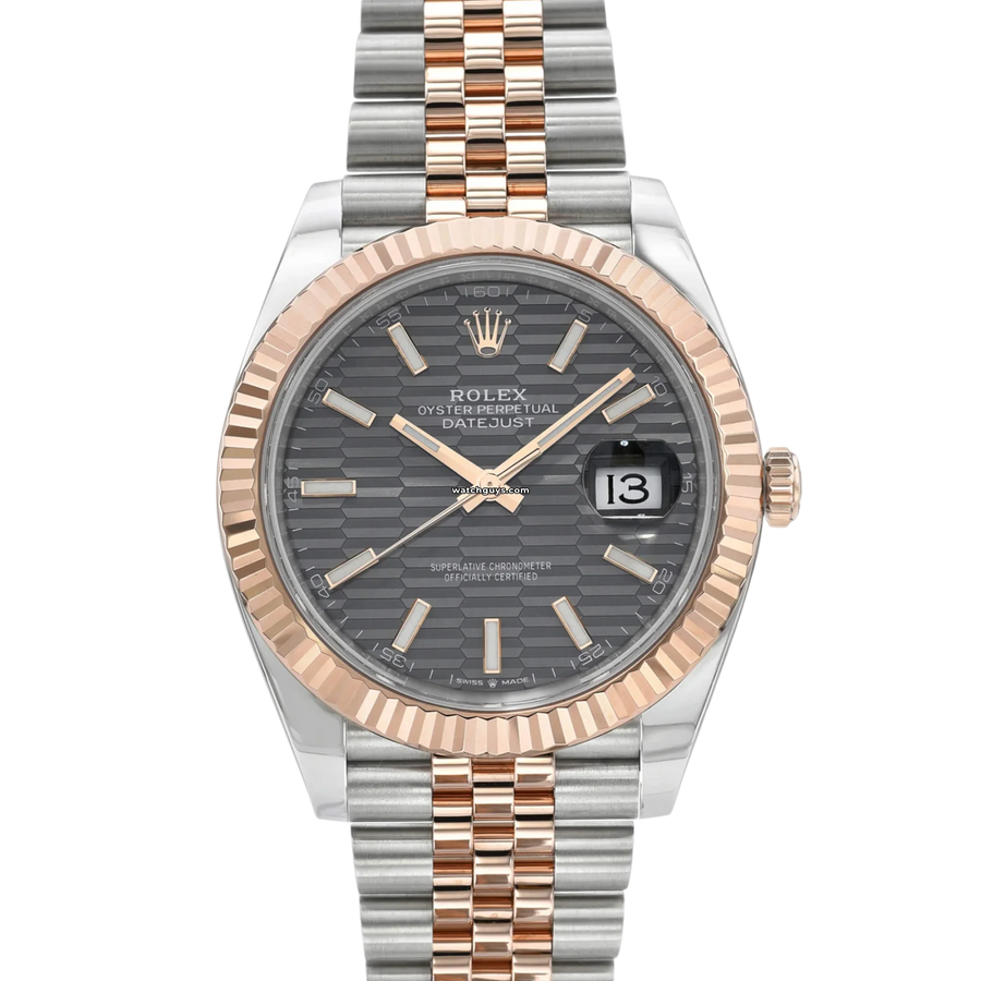 Rolex Datejust 126331 Slate Fluted Motif Jubilee Watches