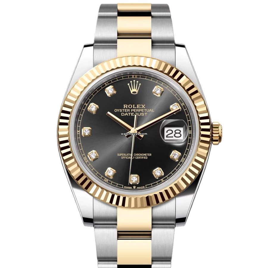 Rolex Datejust 126333 Black Diamond Oyster Watches