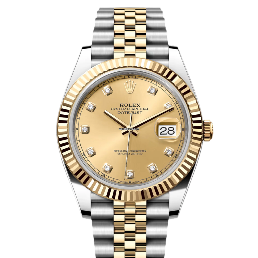 Rolex Datejust 126333 Champagne Diamond Jubilee Watches