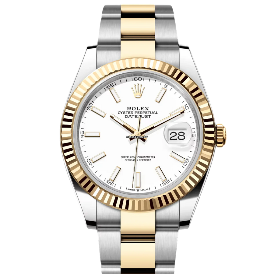 Rolex Datejust 126333 White Oyster Watches