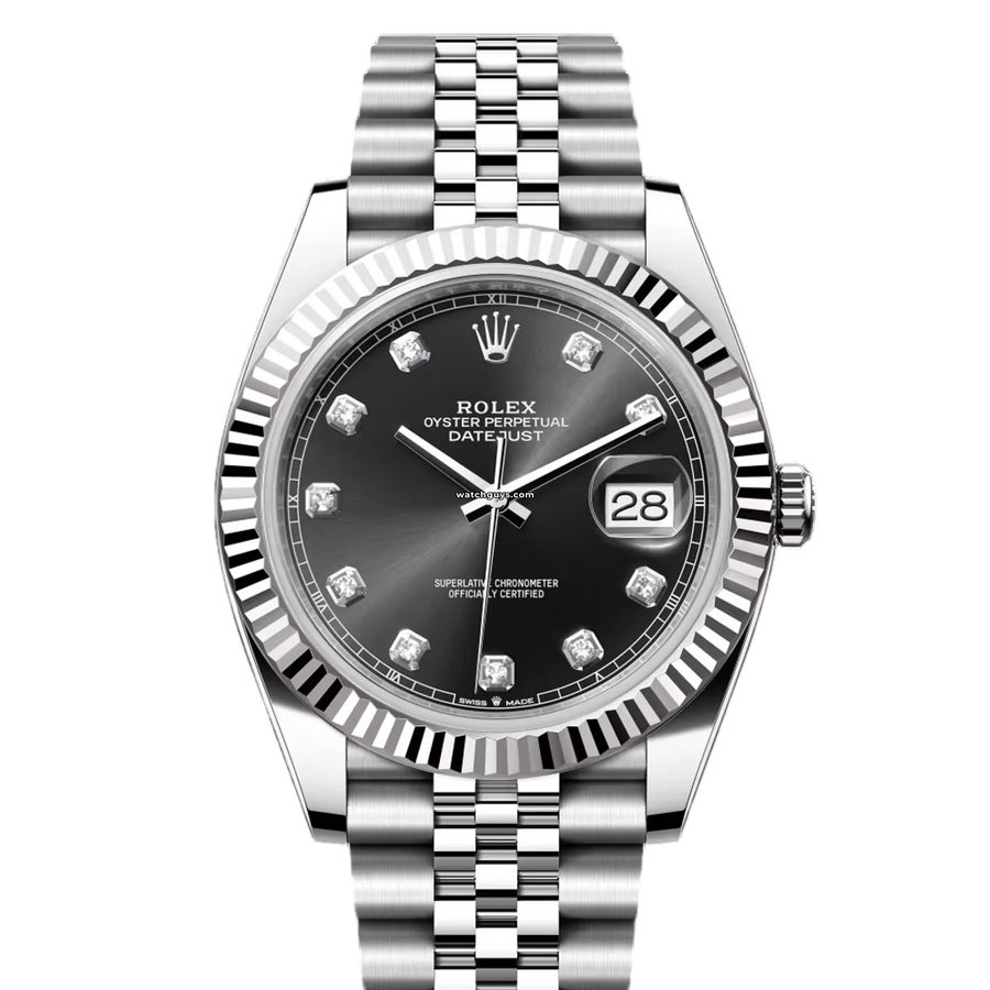 Rolex Datejust 126334 Black Diamond Jubilee Watches