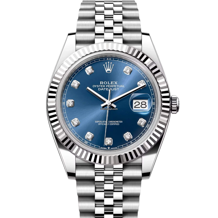 Rolex Datejust 126334 Blue Diamond Jubilee Watches