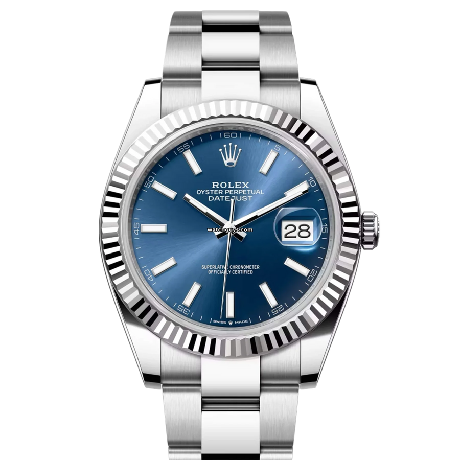 Rolex Datejust 126334 Blue Index Oyster Watches