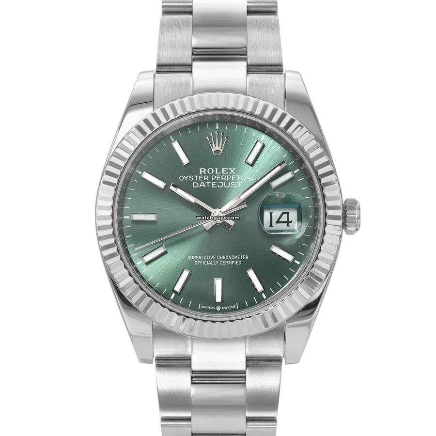 Rolex Datejust 126334 Green Oyster Watches