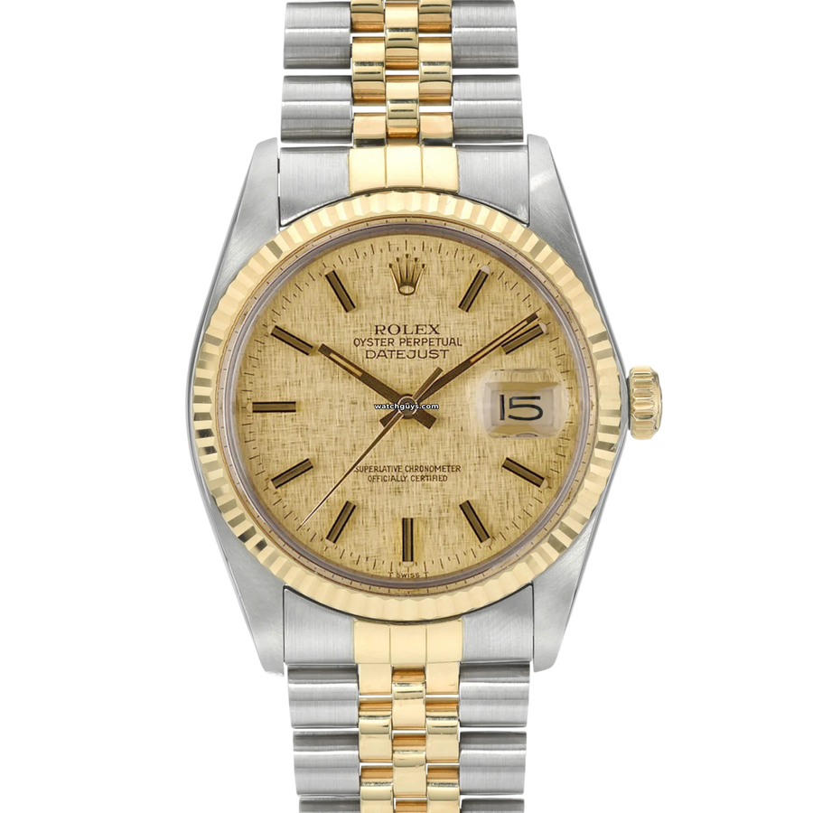 Rolex Datejust 16013 Champagne Linen Watches