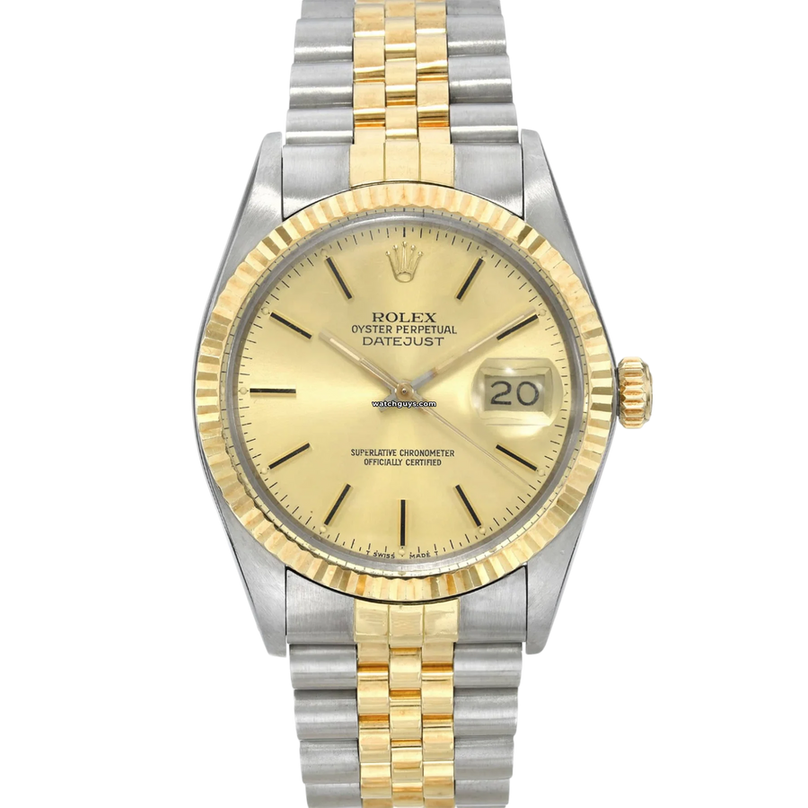 Rolex Datejust 16013 Steel & Yellow Gold Watches