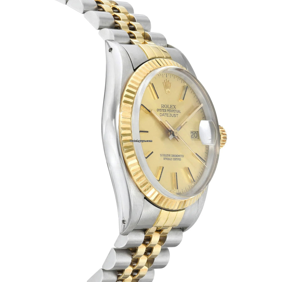 Rolex Datejust 16013 Steel & Yellow Gold Watches