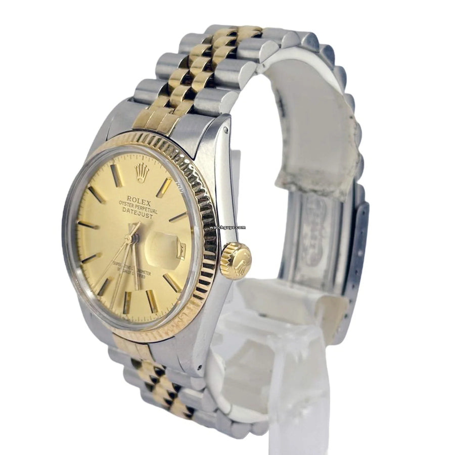 Rolex Datejust 16013 Two Tone Champagne Watches