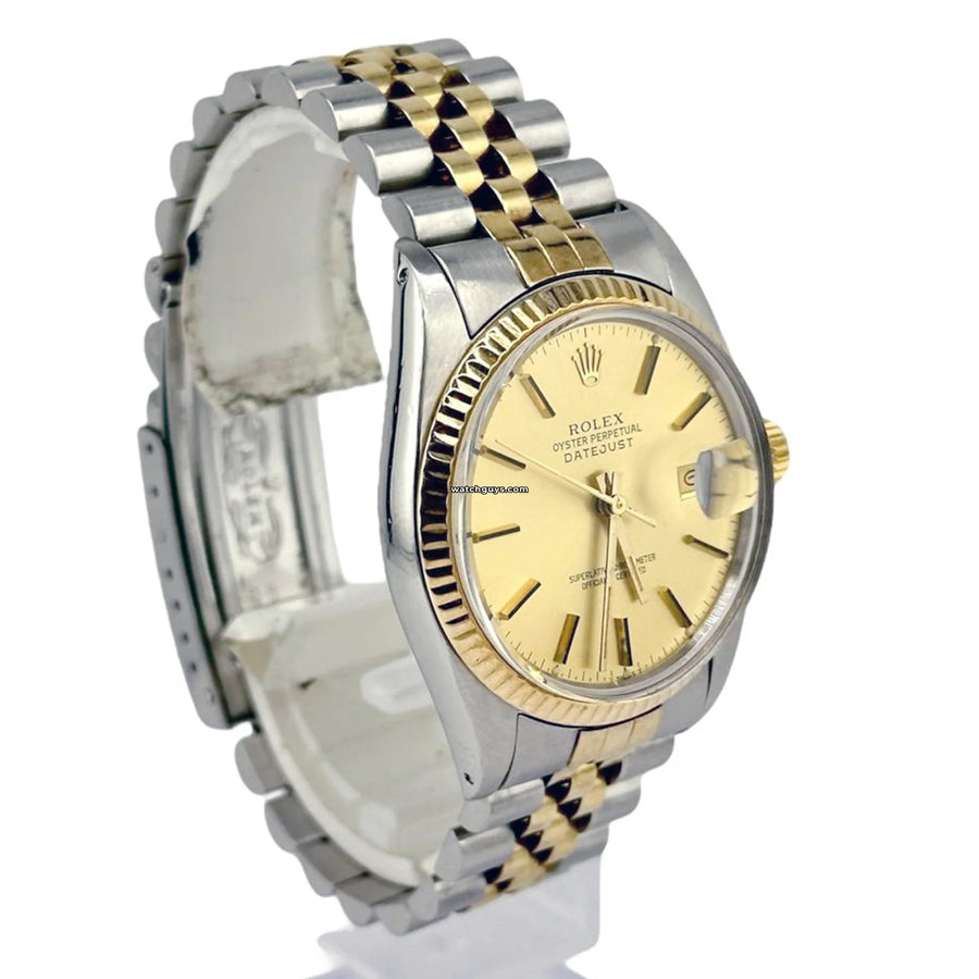 Rolex Datejust 16013 Two Tone Champagne Watches