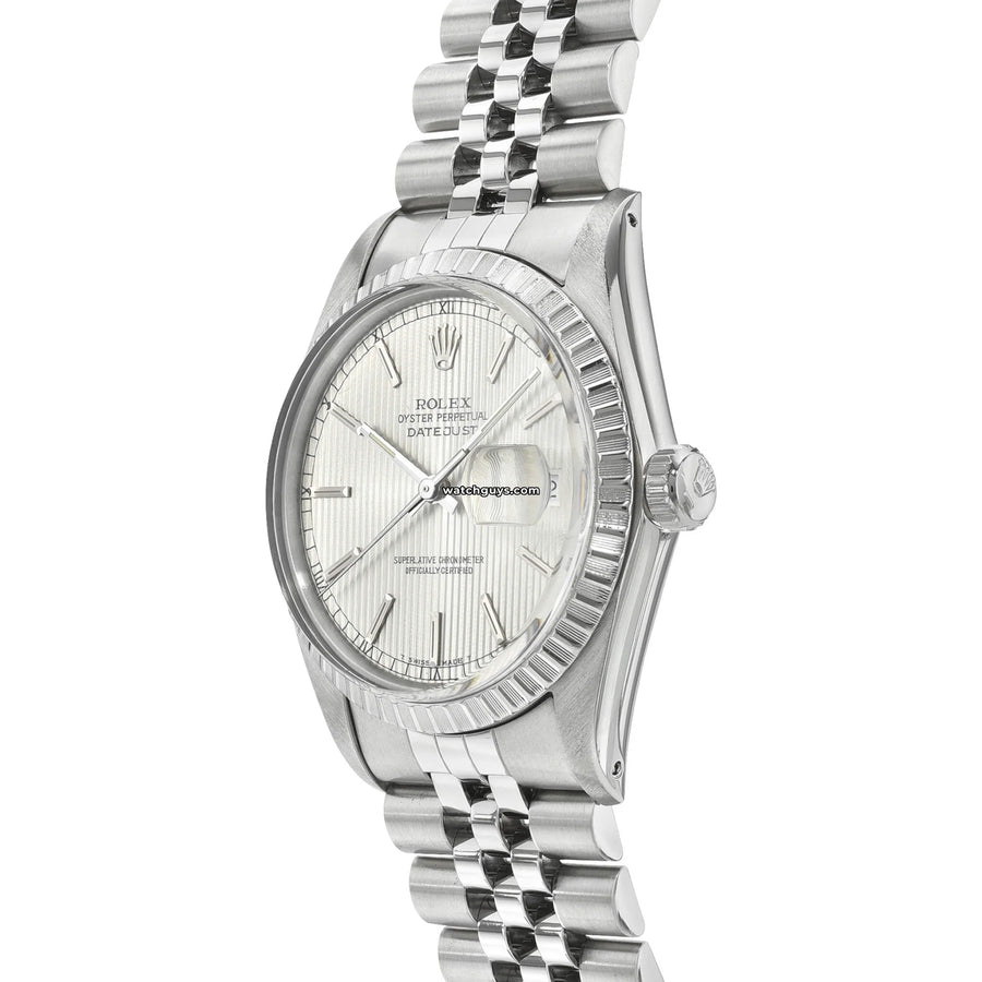 Rolex Datejust 16030 Silver Tapestry Watches