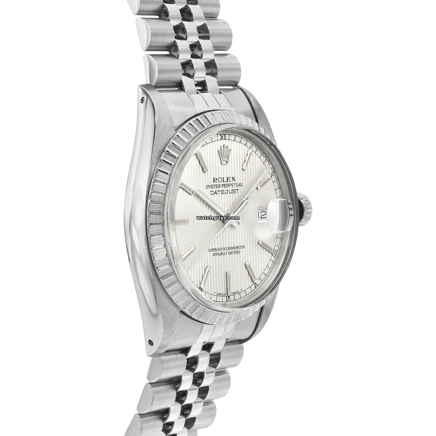 Rolex Datejust 16030 Silver Tapestry Watches