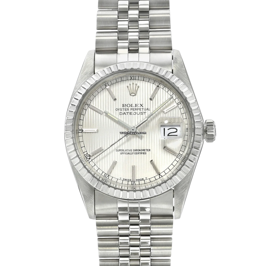 Rolex Datejust 16030 Silver Tapestry Watches