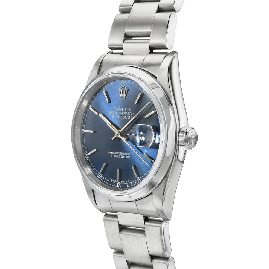 Rolex Datejust 16200 Blue