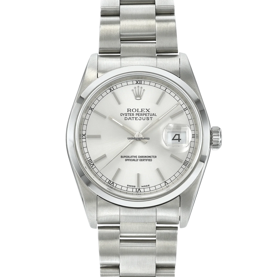 Rolex Datejust 16200 Silver