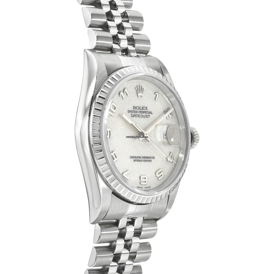 Rolex Datejust 16220 Ivory Jubilee Arabic