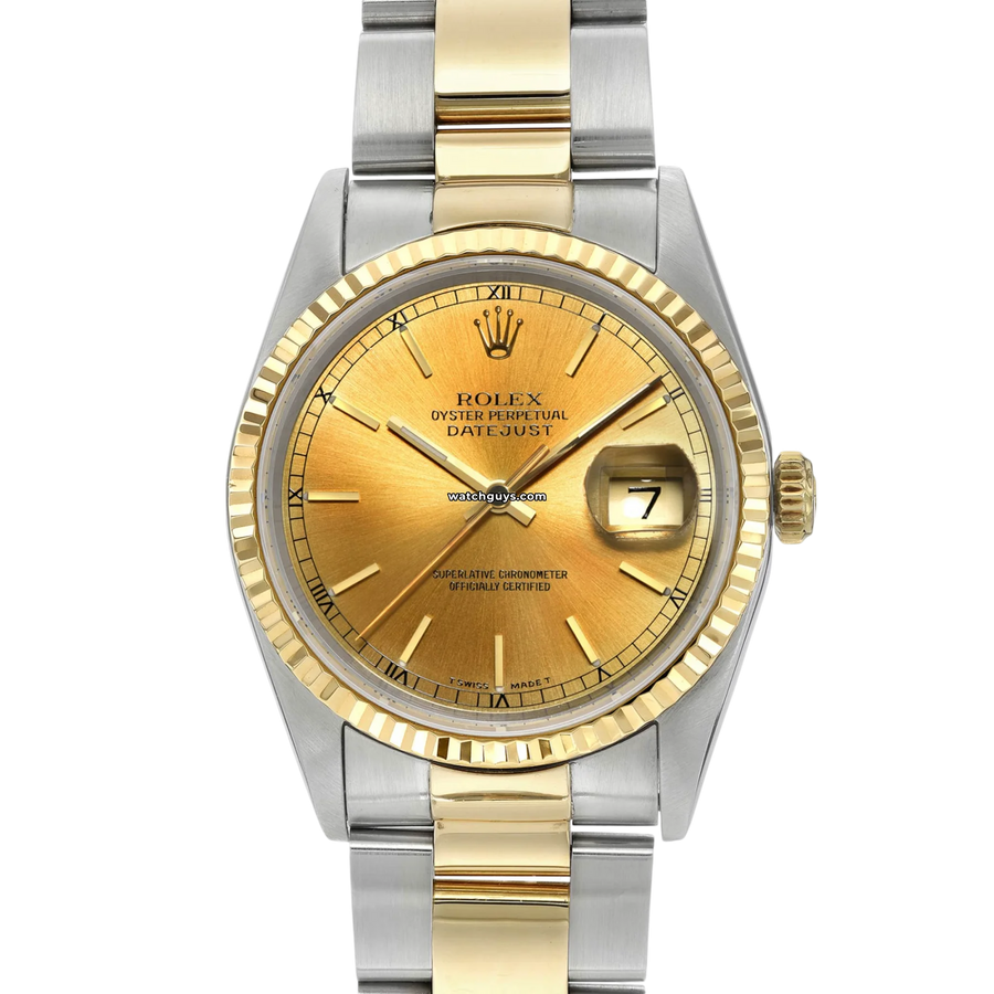 Rolex Datejust 16233 Champagne Watches