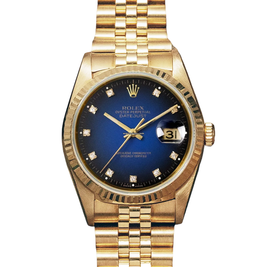 Rolex Datejust 16238 Vignette Blue Diamond Jubilee Watches