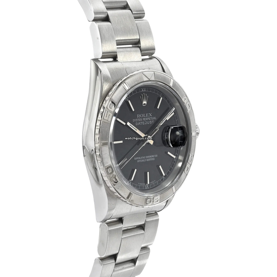 Rolex Datejust 16264 Black Turn-O-Graph