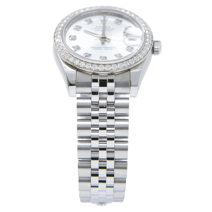 Rolex Datejust 178384 Silver Diamond Jubilee Watches