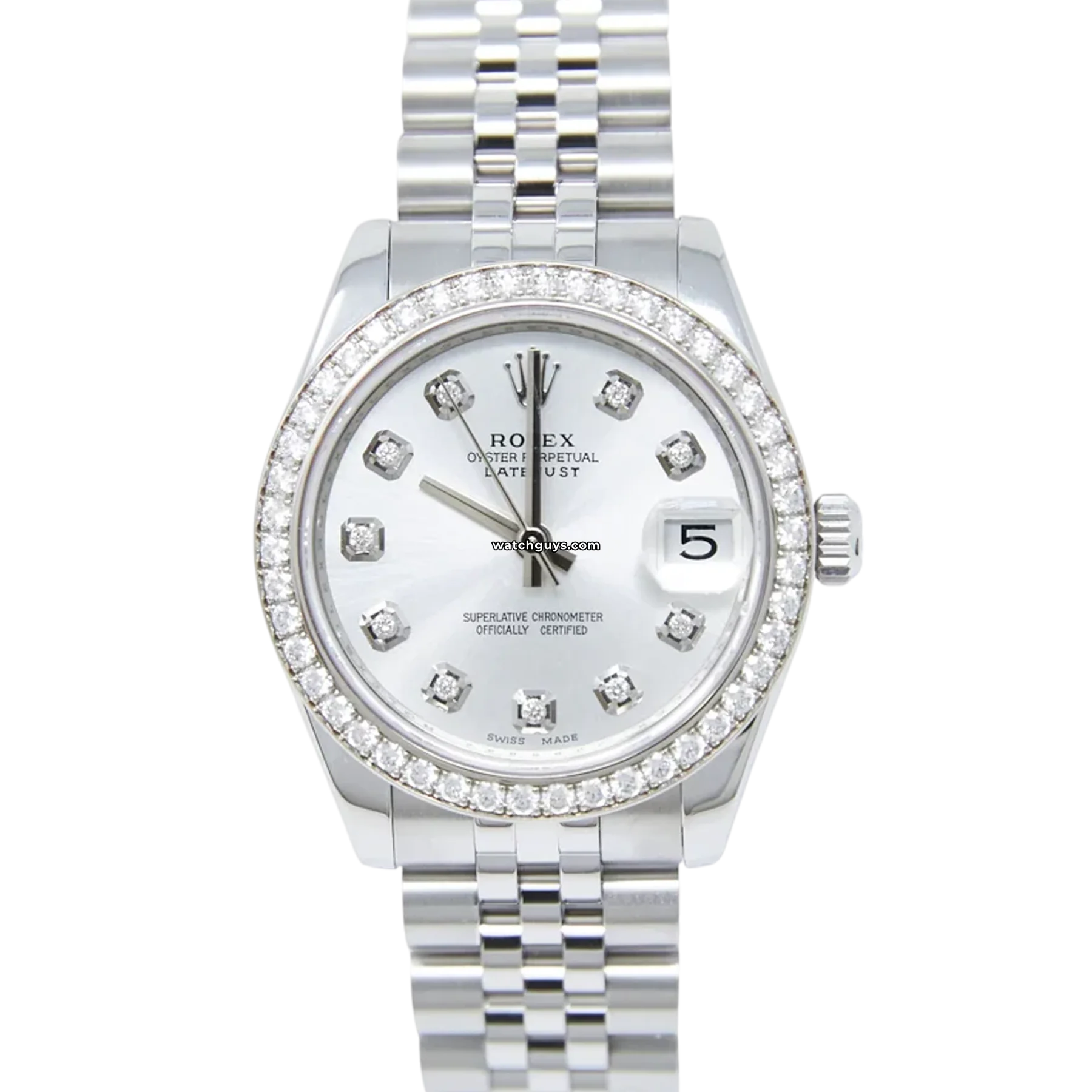 Datejust 178384 Silver Diamond Jubilee