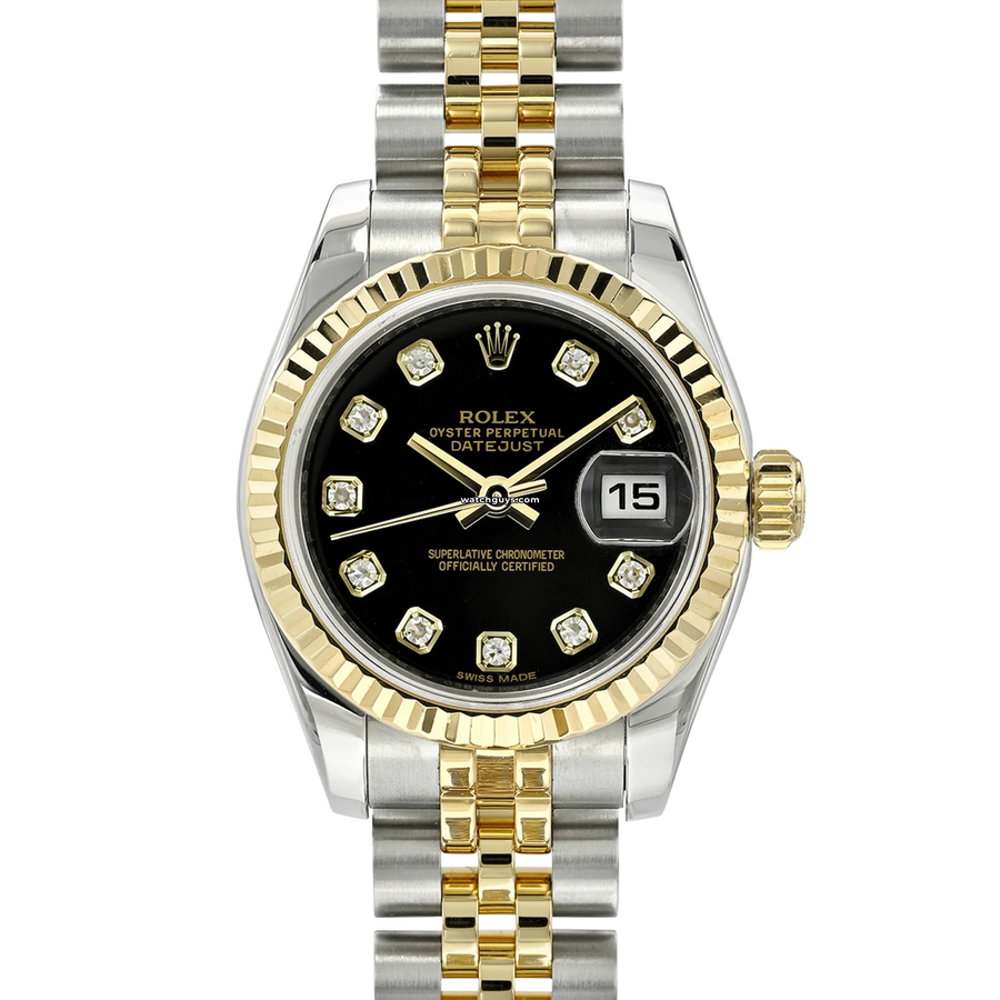 Rolex Datejust 179173 Black Diamond Jubilee