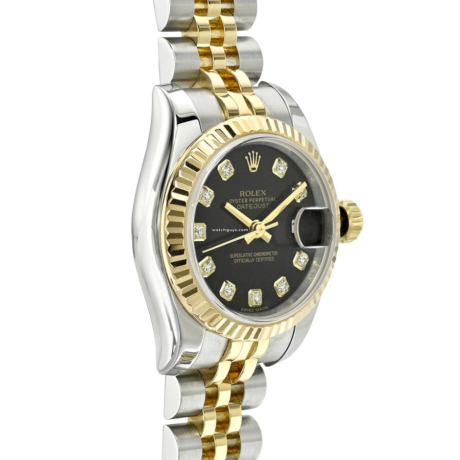 Rolex Datejust 179173 Black Diamond Jubilee