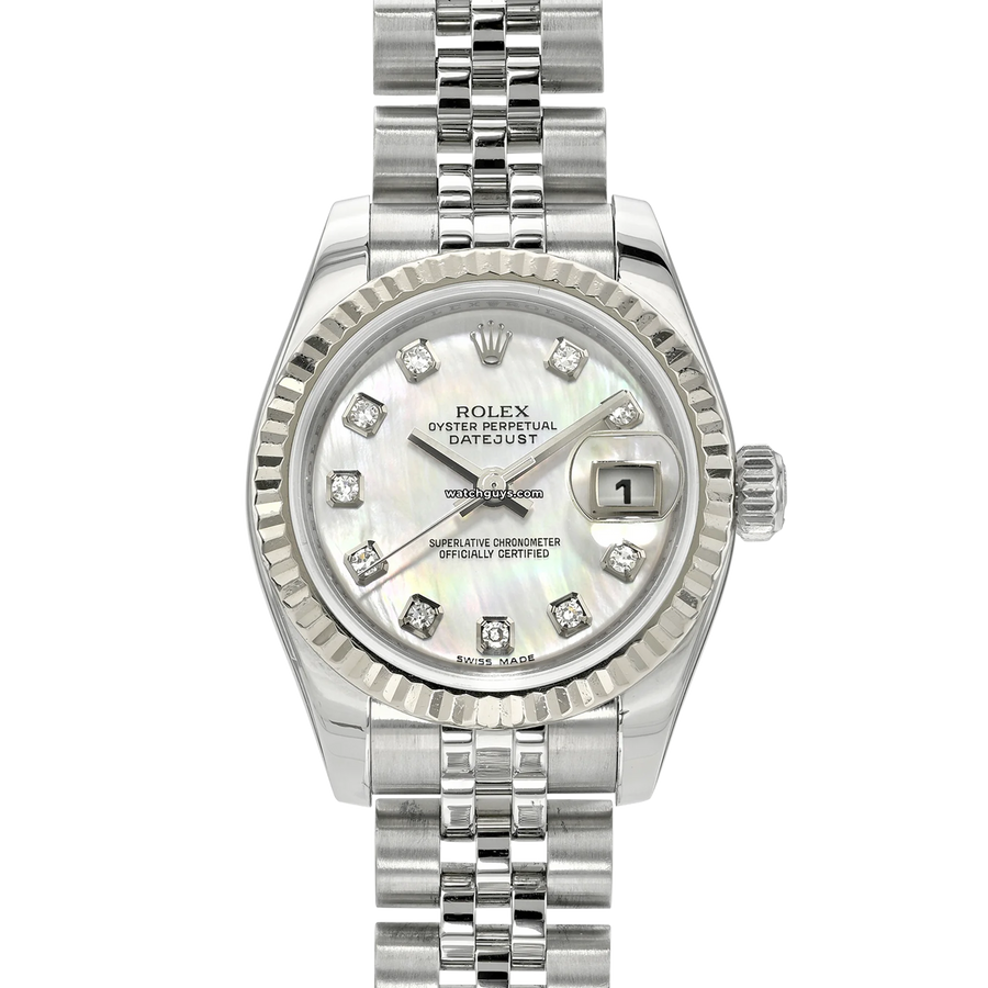 Rolex Datejust 179174 Pink Mother Of Pearl Diamond Watches