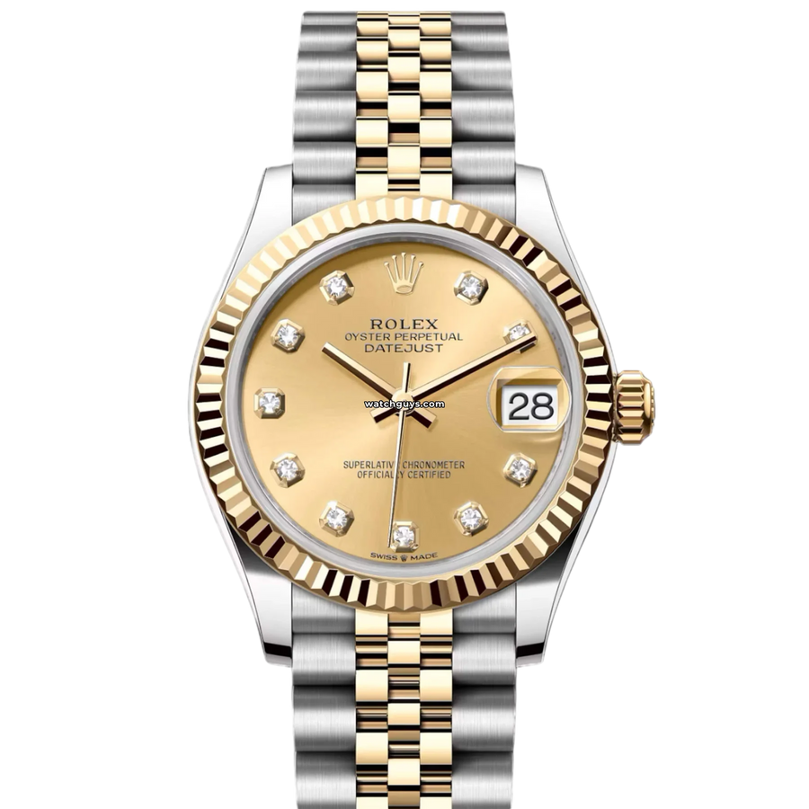 Rolex Datejust 278273 Champagne Diamond Watches