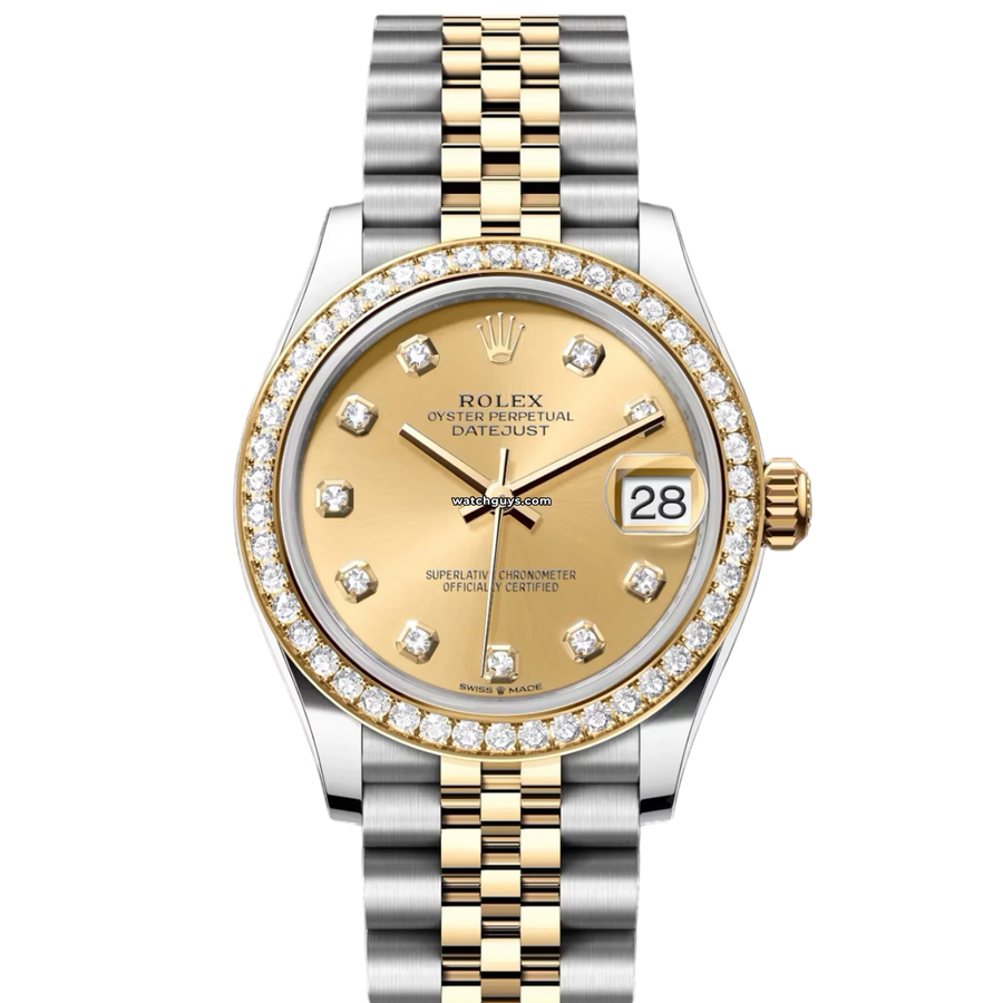 Rolex Datejust 278383Rbr Champagne Diamond Watches