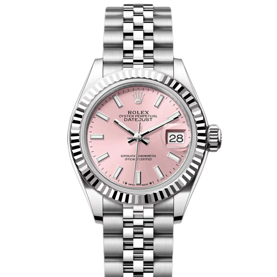 Rolex Datejust 279174 Pink Index Jubilee Watches