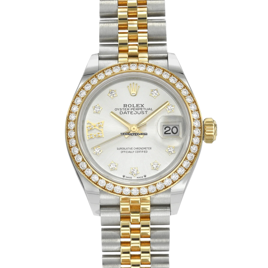 Rolex Datejust 279383Rbr Silver Diamond Jubilee Watches