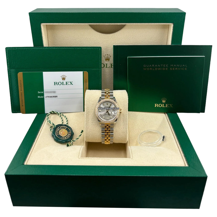 Rolex Datejust 279383Rbr Silver Diamond Watches