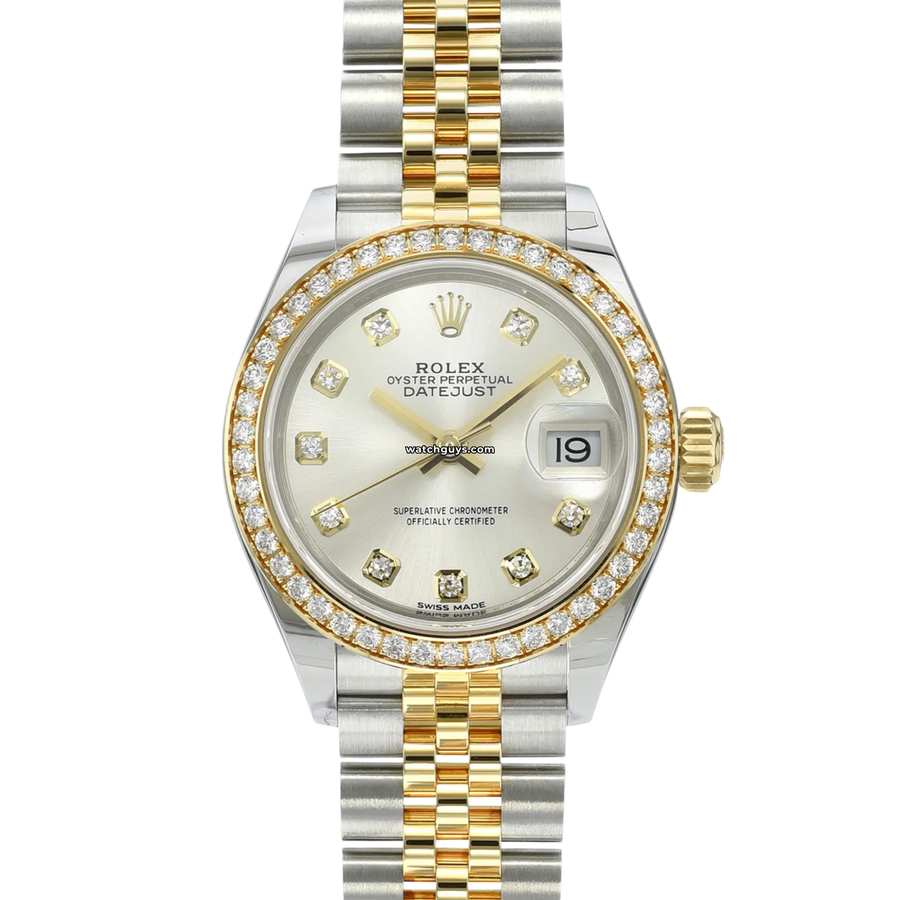 Rolex Datejust 279383Rbr Silver Diamond Watches