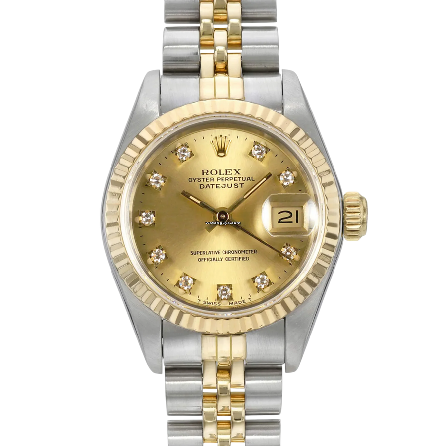 Rolex Datejust 69173 Champagne Diamond