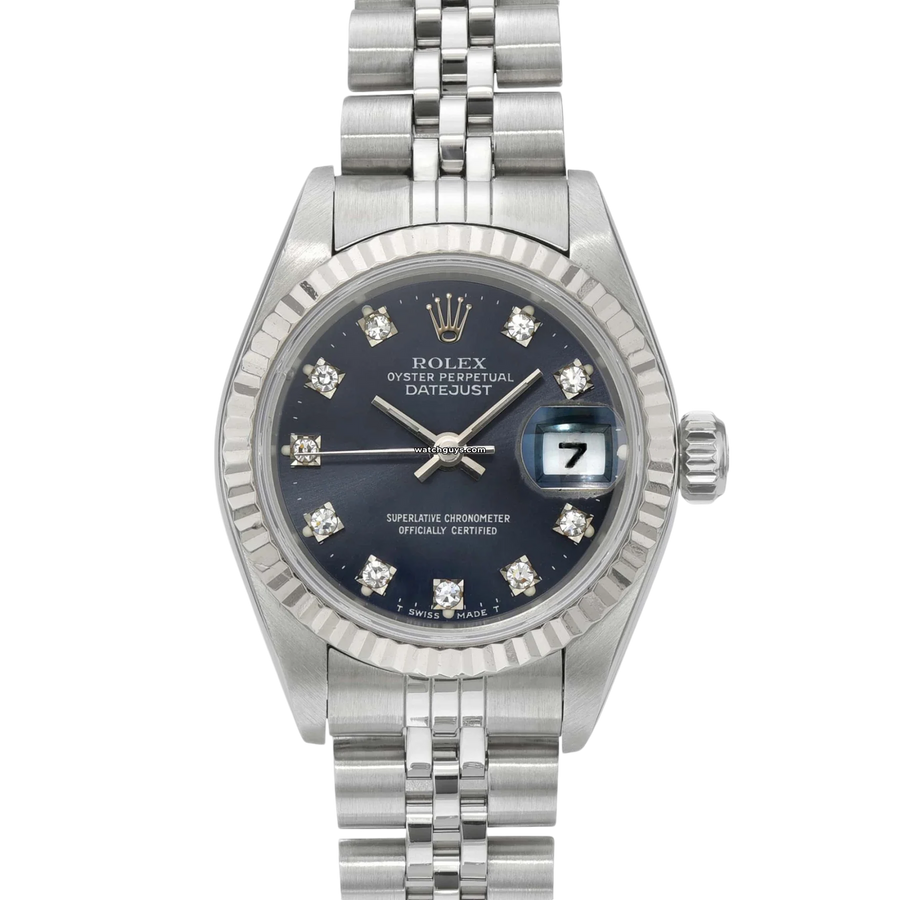 Rolex Datejust 69174 Blue Diamond Watches