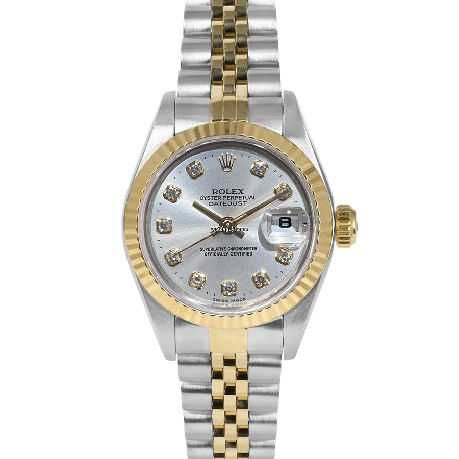 Rolex Datejust 79173 Silver Diamond Watches