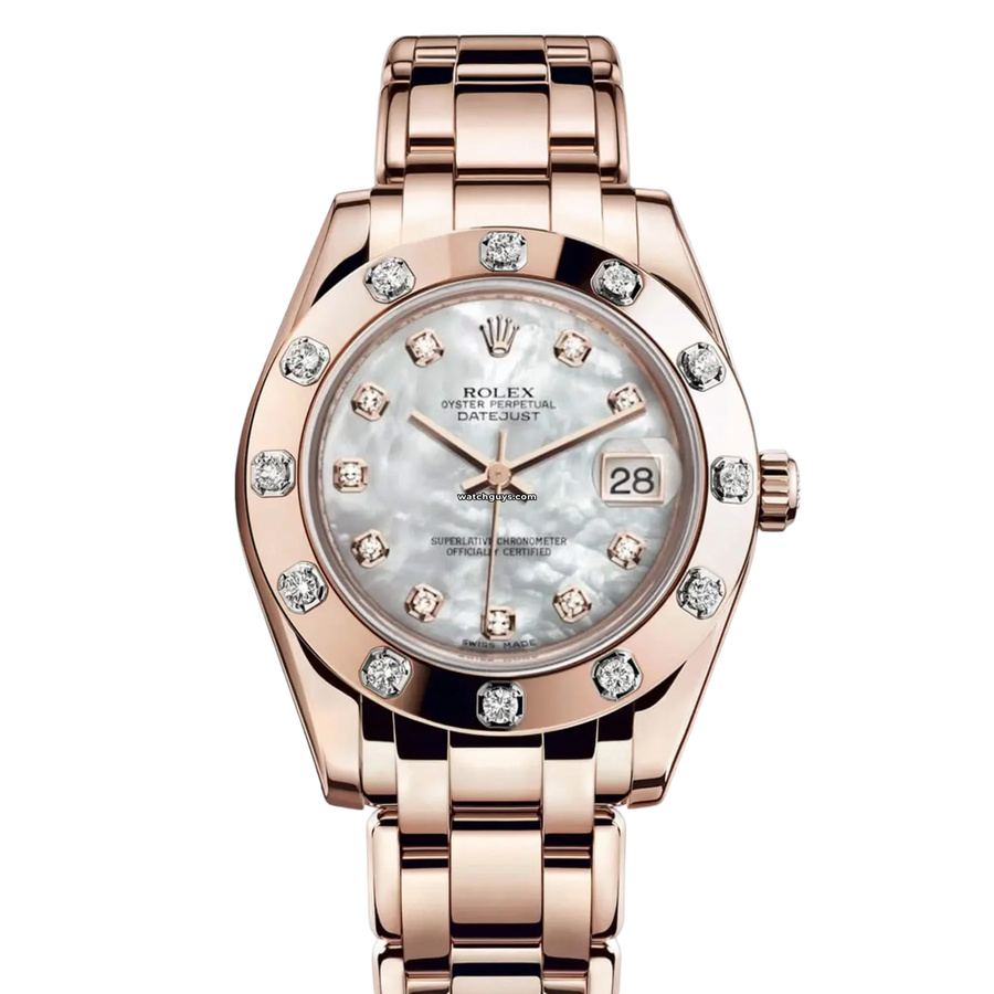 Rolex Datejust 81315 Mother Of Pearl Diamond 12 Bezel