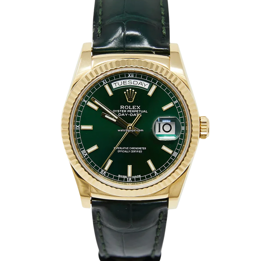 Rolex Day-Date 118138 Green Watches