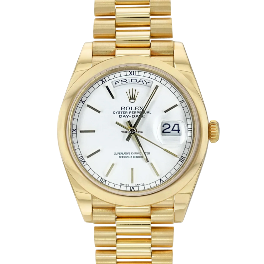 Rolex Day-Date 118208 White Index President