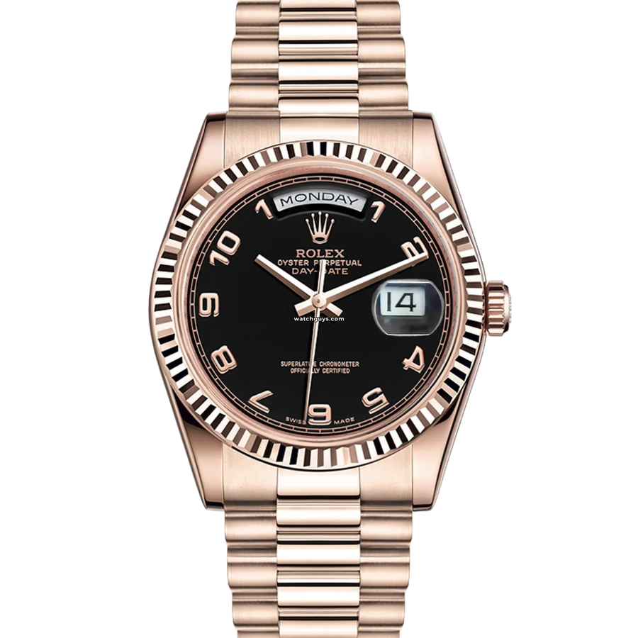 Rolex Day-Date 118235 Black Arabic