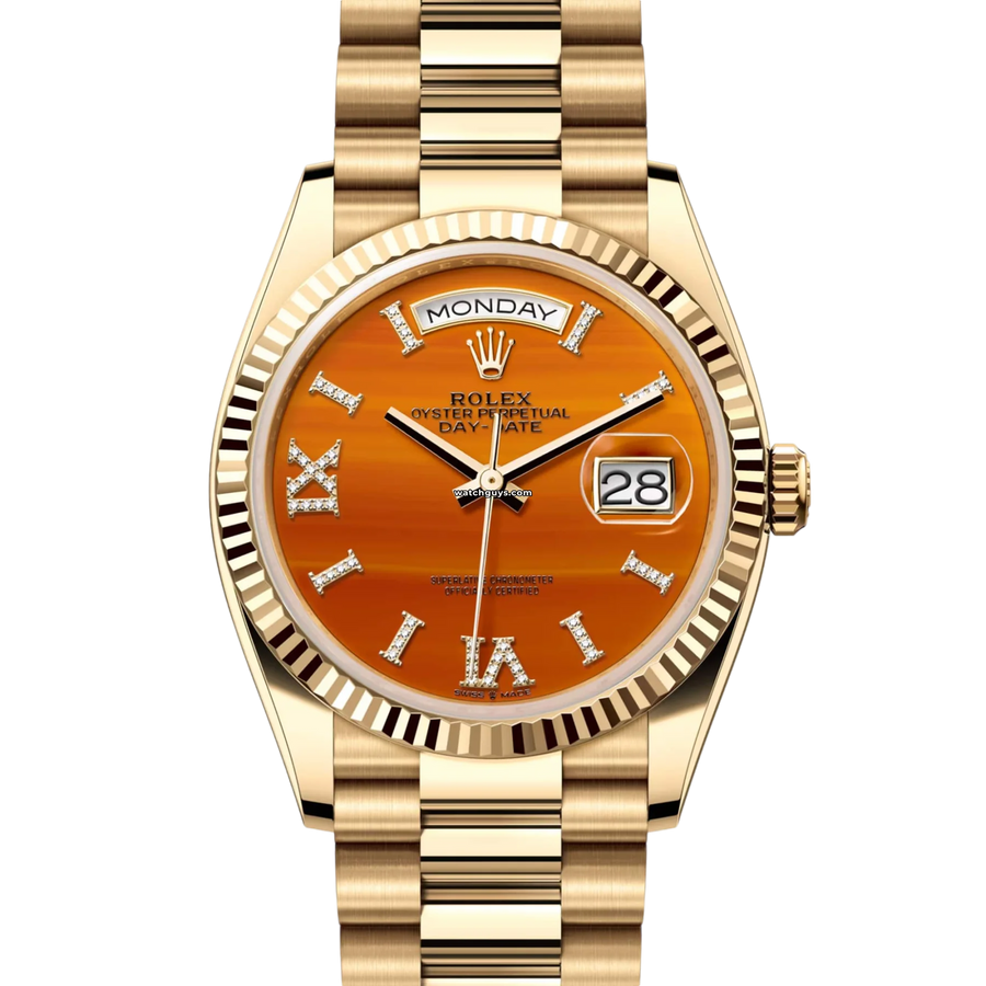 Rolex Day-Date 128238 Carnelian